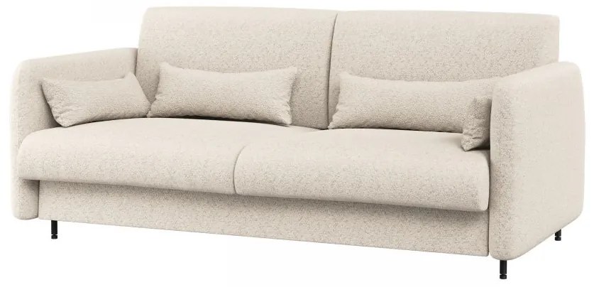Pohovka Bed-Concept 140 BC-18, Farby: biela + biely lesk, Dostupné poťahy: Piu 03