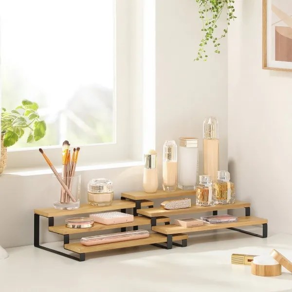 Sada 2x stojanov na koreničky MARGE čierna/hnedá