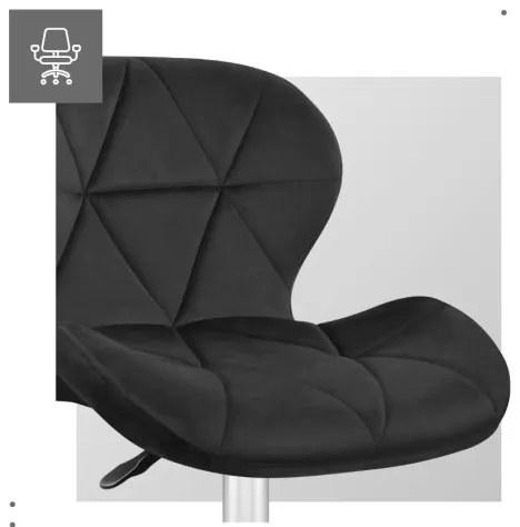 Kancelárska stolička Mark Adler - Future 3.0 Black Velur