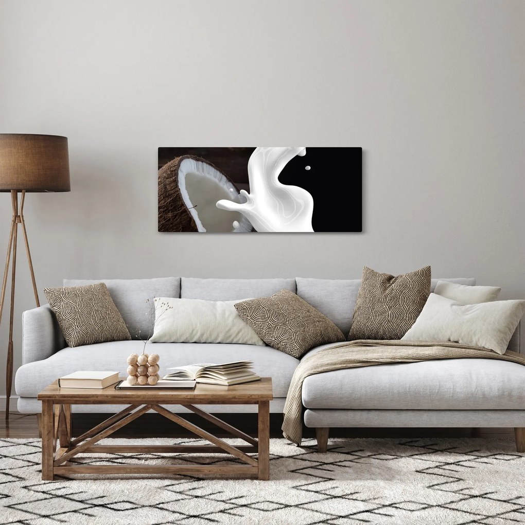Obraz - kokosové mlieko (120x50 cm)