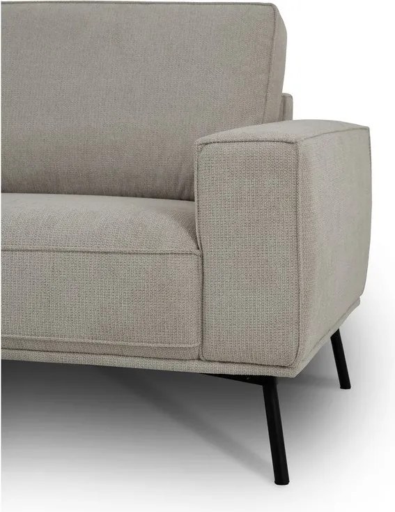 Sivobéžová ženilková rohová pohovka (ľavý roh/do L) Amsterdam – Scandic