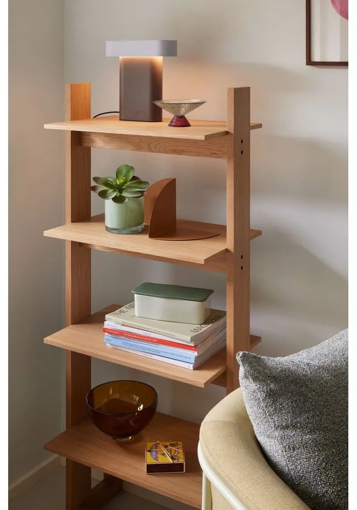 Regál v dekore duba v prírodnej farbe 59x142 cm Forma – Hübsch