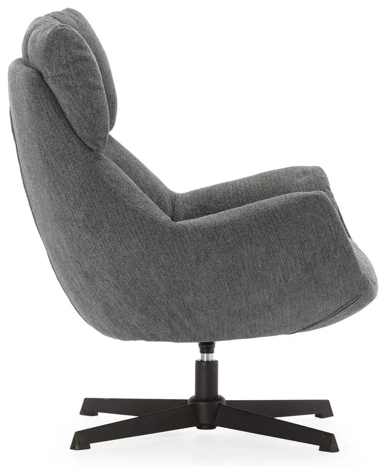 Sivé kreslo Odette – Marckeric