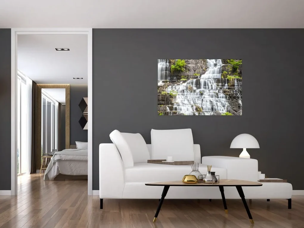 Obraz - Vodopád (90x60 cm)