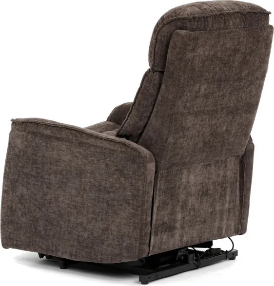 Polohovacie kreslo hnedé, elektrické TV-H9727 BR2