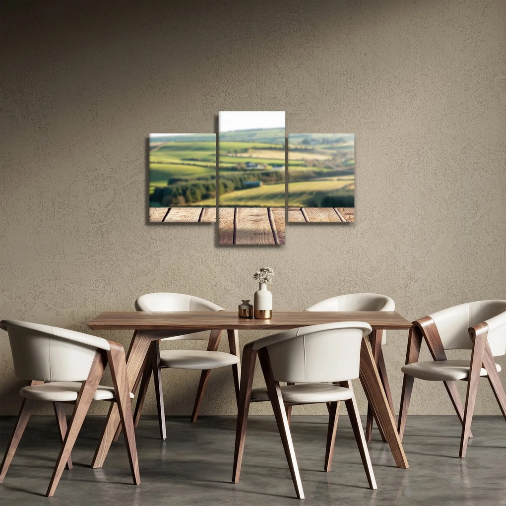 Obraz - Výhľad na krajinu (90x60 cm)
