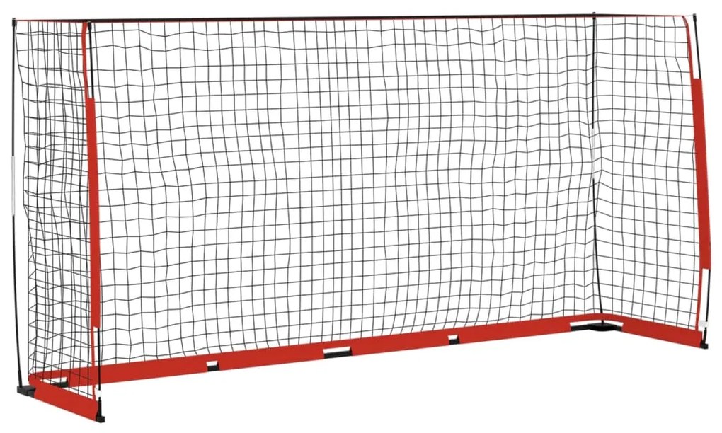 Futbalová bránka 366,5x91x183 cm oceľová