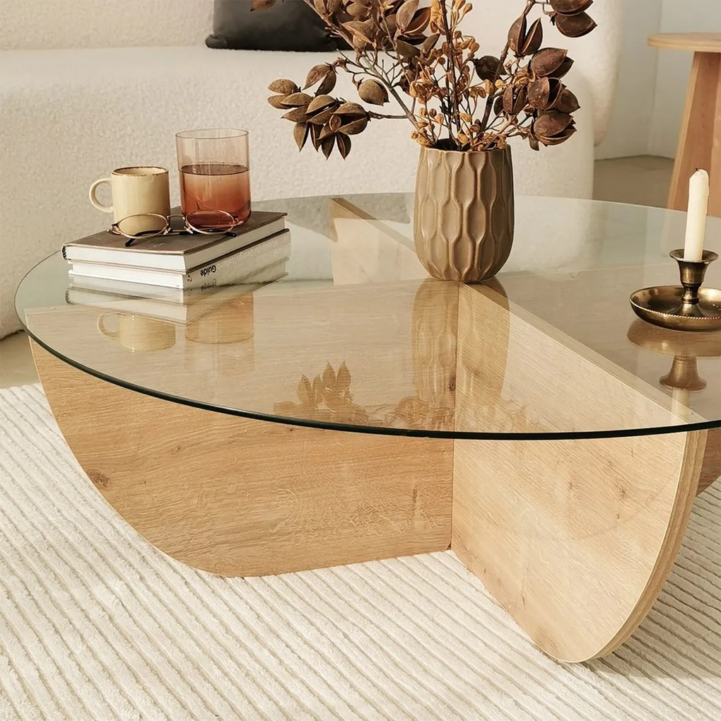 Konferenčný stolík Lily Sapphire Oak
