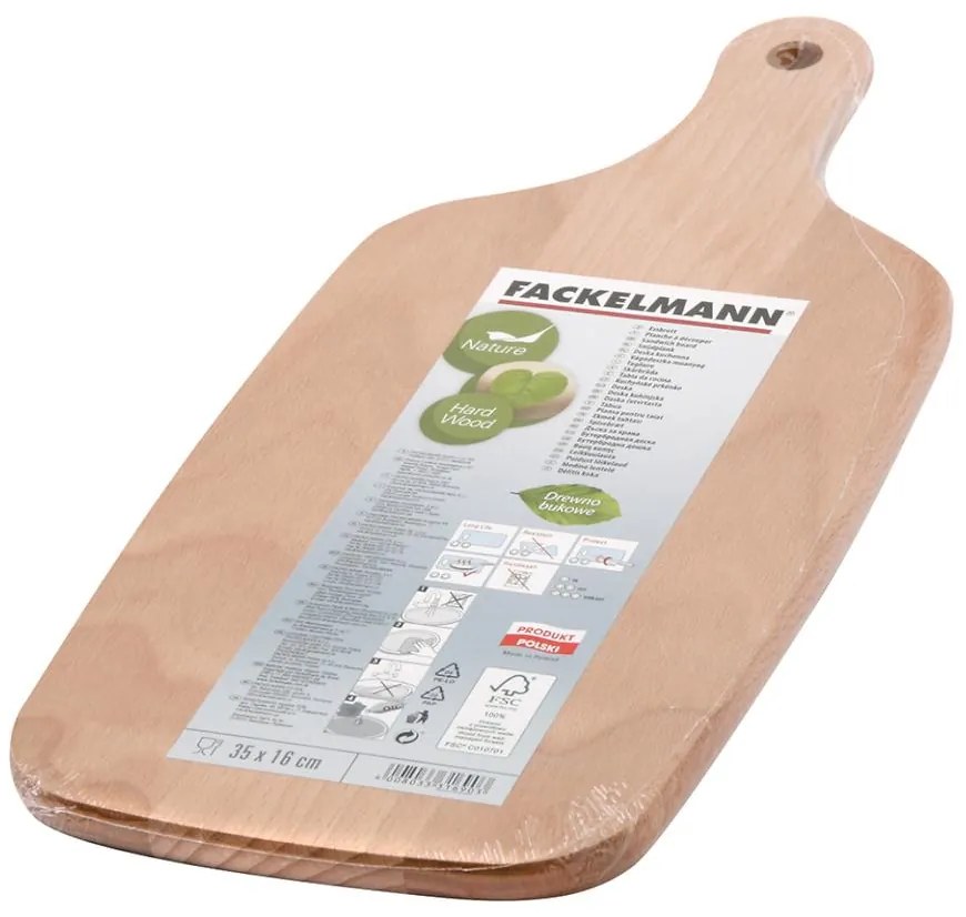 Kuchynská drevená doska 35x16x1 cm 31690