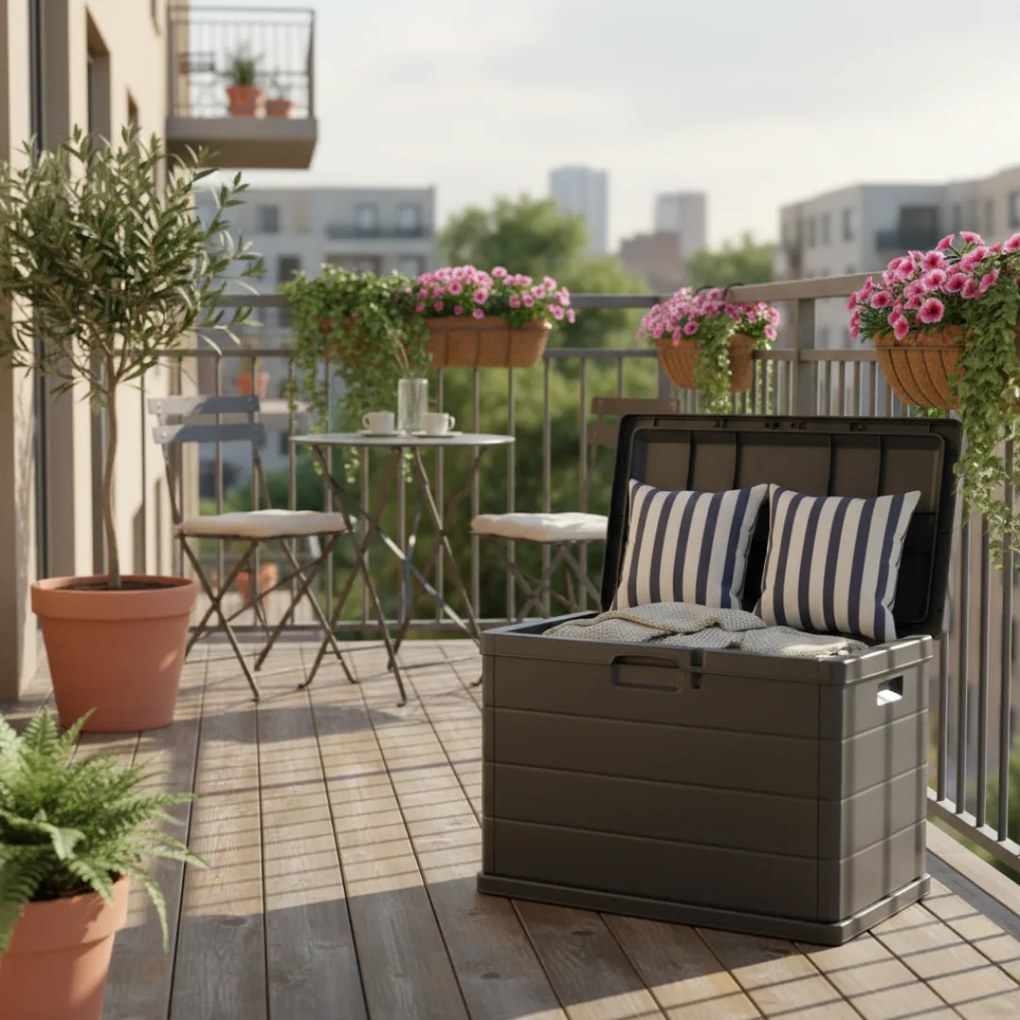 Úložný box BETA, 170L, 78x55x52cm, antracitová I.P.A.E-Progarden