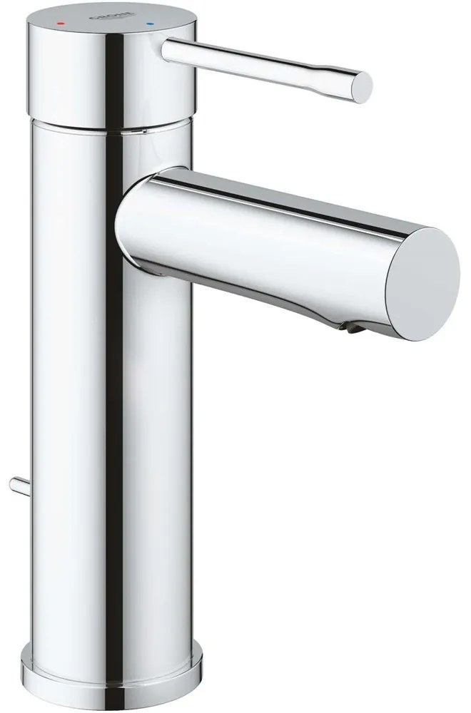 GROHE Essence páková umývadlová batéria ES s odtokovou súpravou s tiahlom, výška výtoku 111 mm, chróm, 23379001