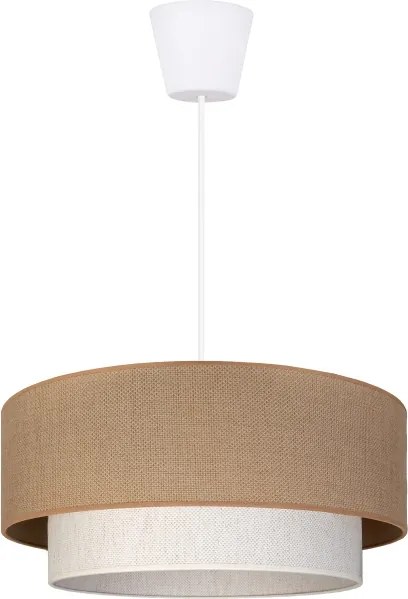Brilagi - LED luster na lanku BOHO ECO 1xE27/10W/230V pr. 40 cm béžová/krémová