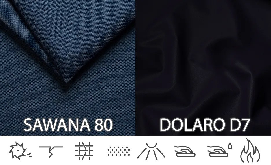 Pohovka trojsedačka Lavenda (modrá). Akcia -20%. Vlastná spoľahlivá doprava až k Vám domov. 616006