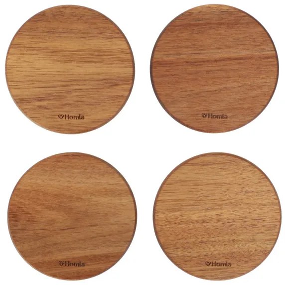 Sada podložiek pod poháre MOOKA okrúhlych 893808 (4 ks)