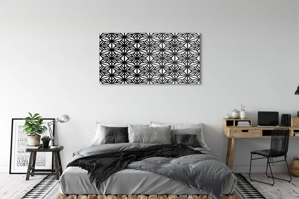 Obraz plexi Kvetinový geometrický vzor 125x50 cm