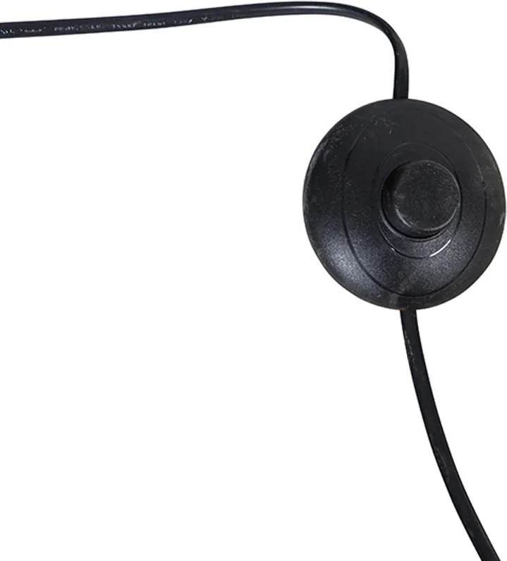 Oceľová stojaca lampa s tmavozeleným tienidlom 50 cm - XXL