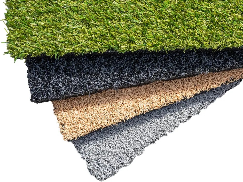 Gumová trávniková dlaždica ASLON 40 x 40 cm, Charcoal Grey