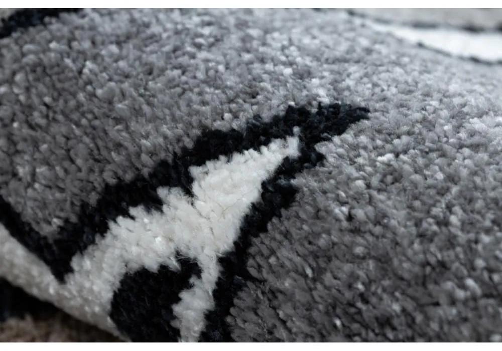 Detský kusový koberec Mačky sivý 180x270cm