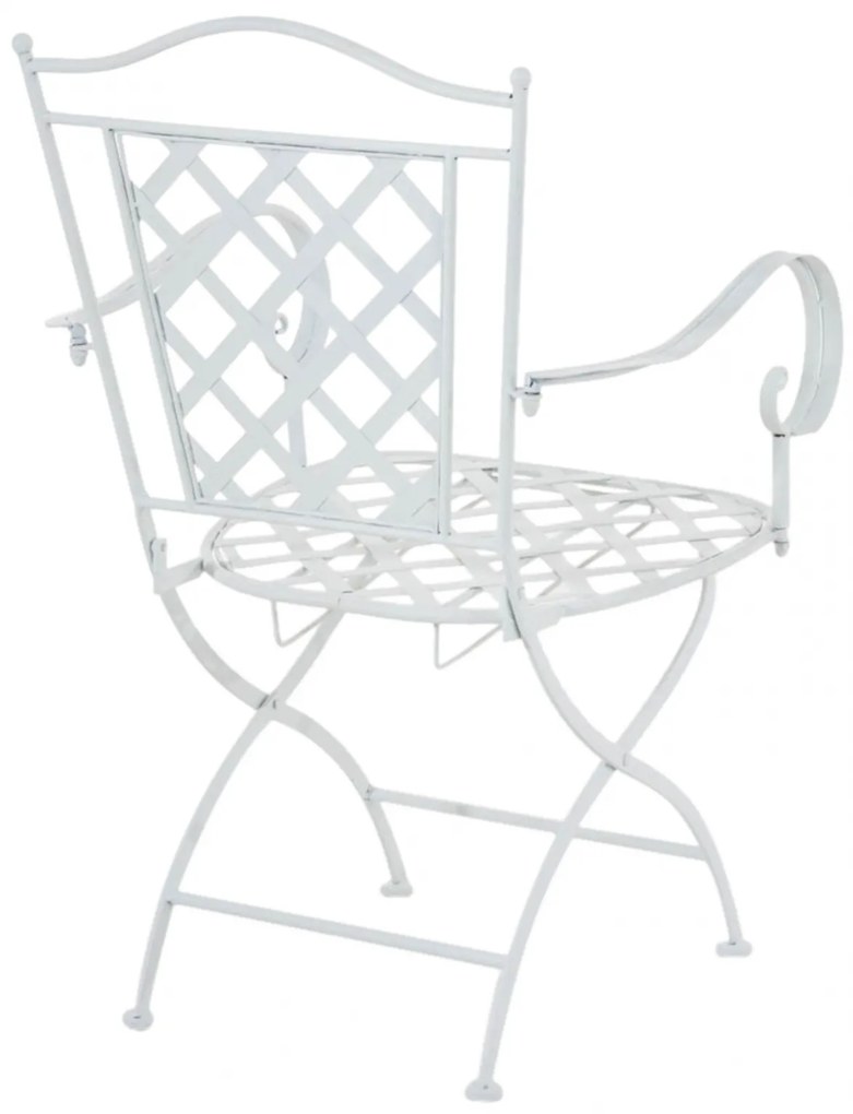 Kovová stolička Adara (SET 2 ks) - Biela