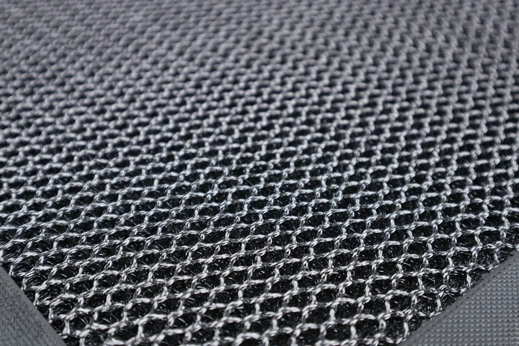 Rohožka Blitz 3D 314 Antracit – na von aj na doma, 45x75, šedá, chodba / predsieň, Hamat