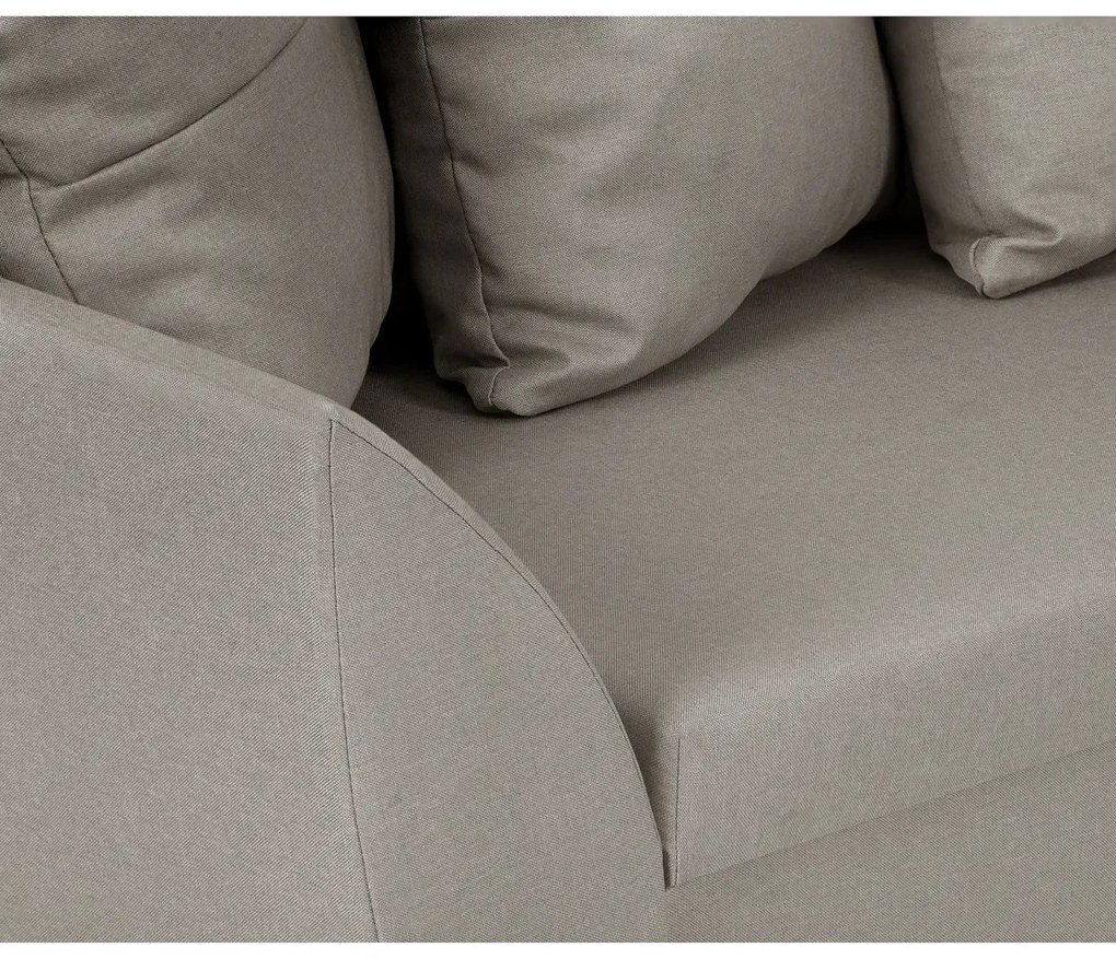 MEGA AKCE Rozkládací rohová sedací souprava ALEX Béžová