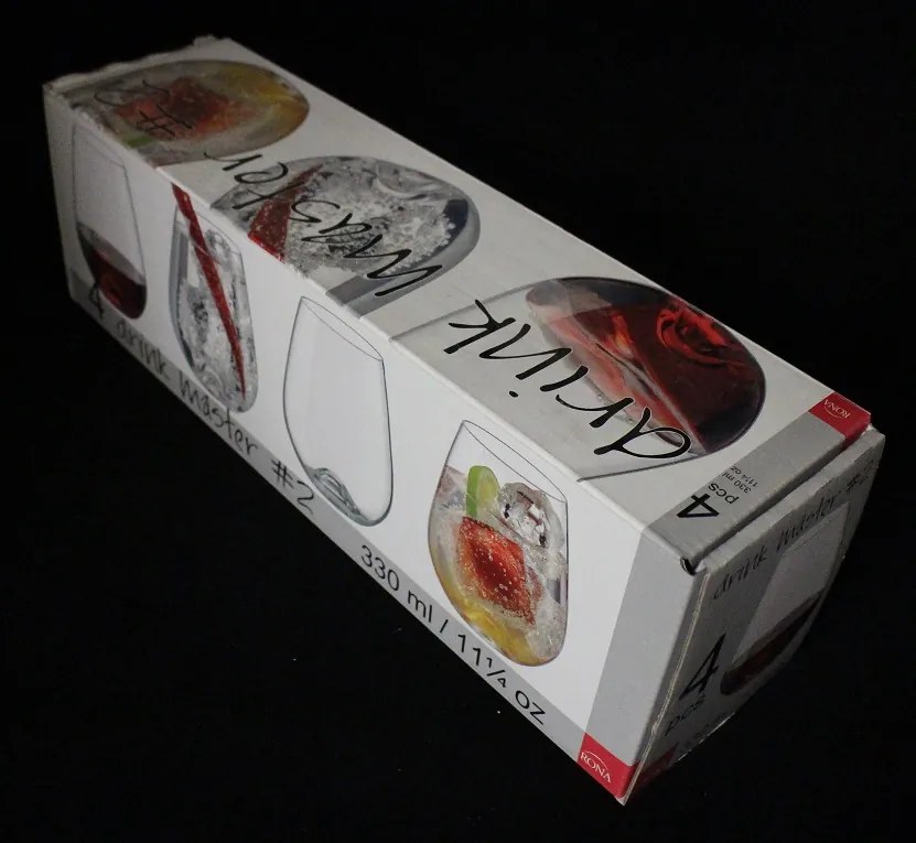 Rona Poháre na nealko DRINK MASTER 330 ml, 4 ks