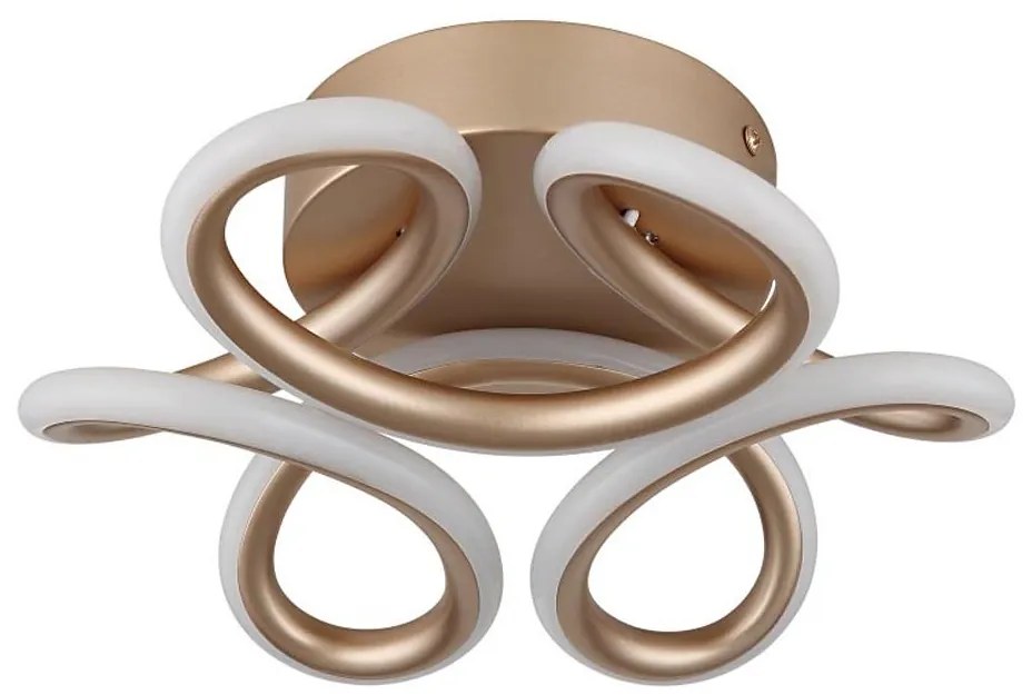 Globo 67386-24CH - LED stropné svietidlo MELISAND 24W/230V pr. 26 cm zlatá