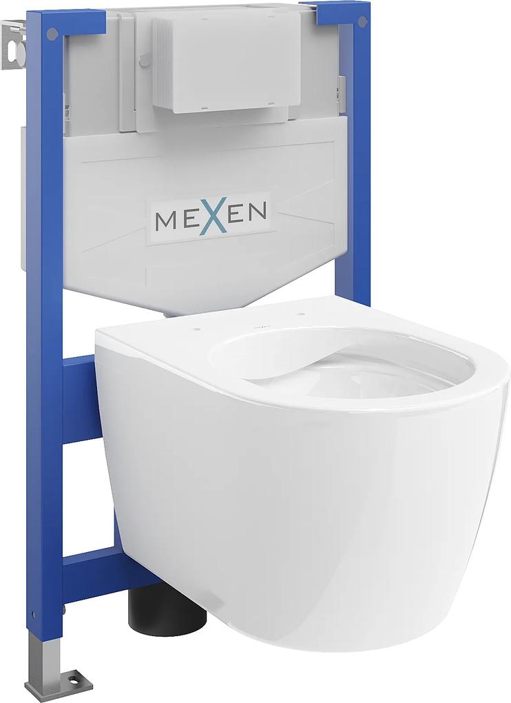 Mexen Fenix XS-F, podomietkový modul a závesné WC Carmen, biela, 6803388XX00