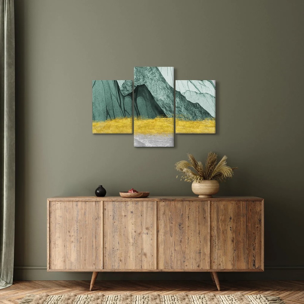 Obraz - Smaragdové hory N⁰2 (90x60 cm)