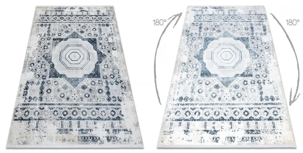 Kusový koberec Maloga modrokrémový 200x290cm