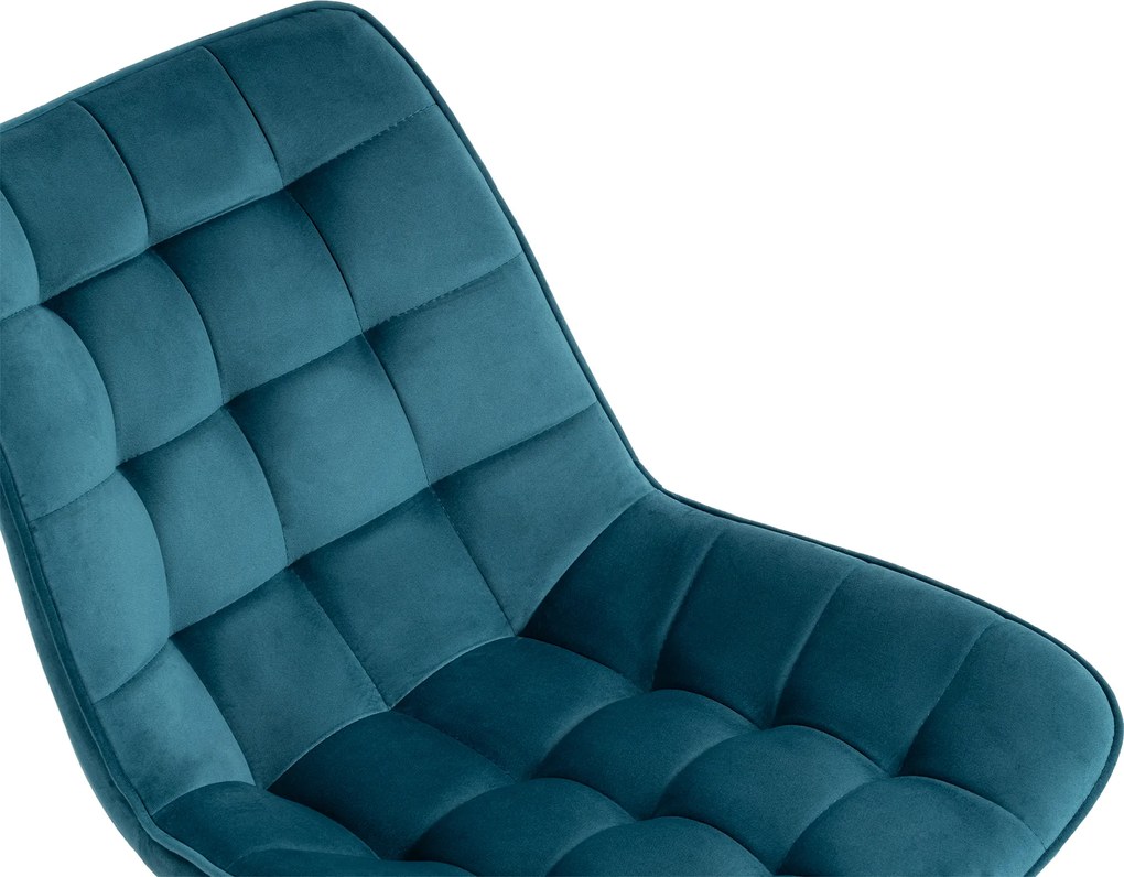 Noela Zamatová jedálenská stolička BELLA tyrkysová