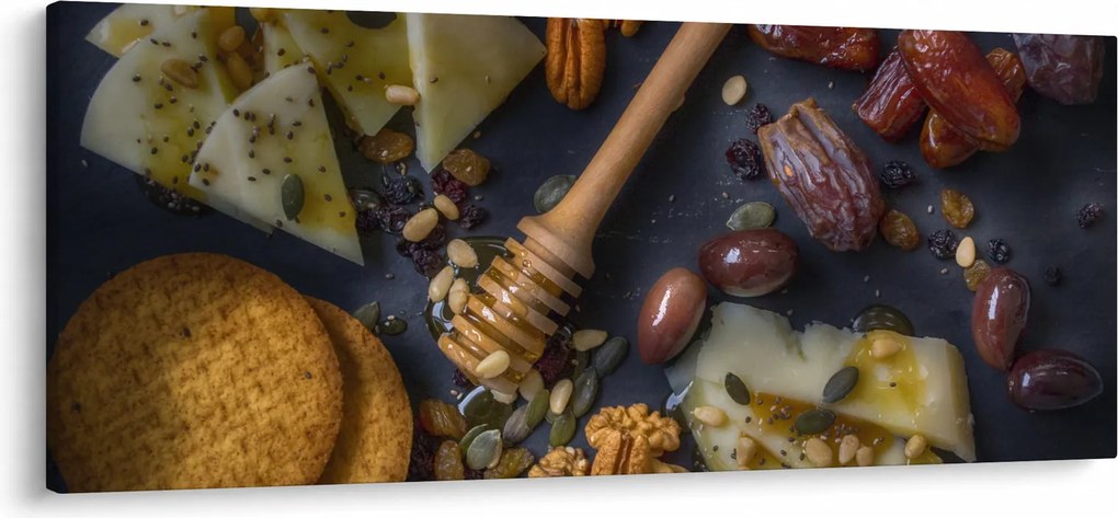 Obraz so sušeným ovocím (120x50 cm)
