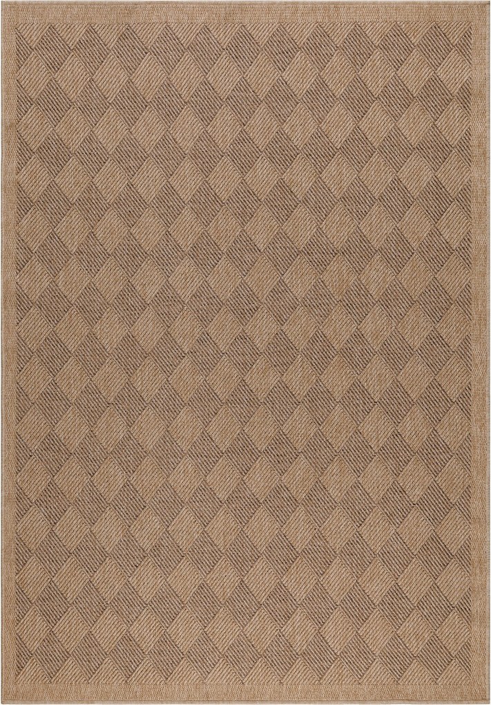 Ayyildiz, Koberec behúň Dhaka 8713 Black, 80x250, hnedá, chodba / predsieň