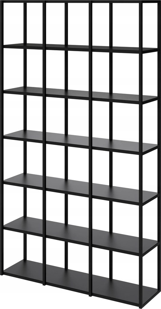 Regál Steel Box 212x120 Loft knihy a zakladače