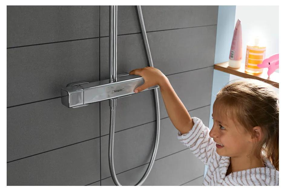 Hansgrohe Ecostat E - Sprchový termostat na stenu, chróm 15773000