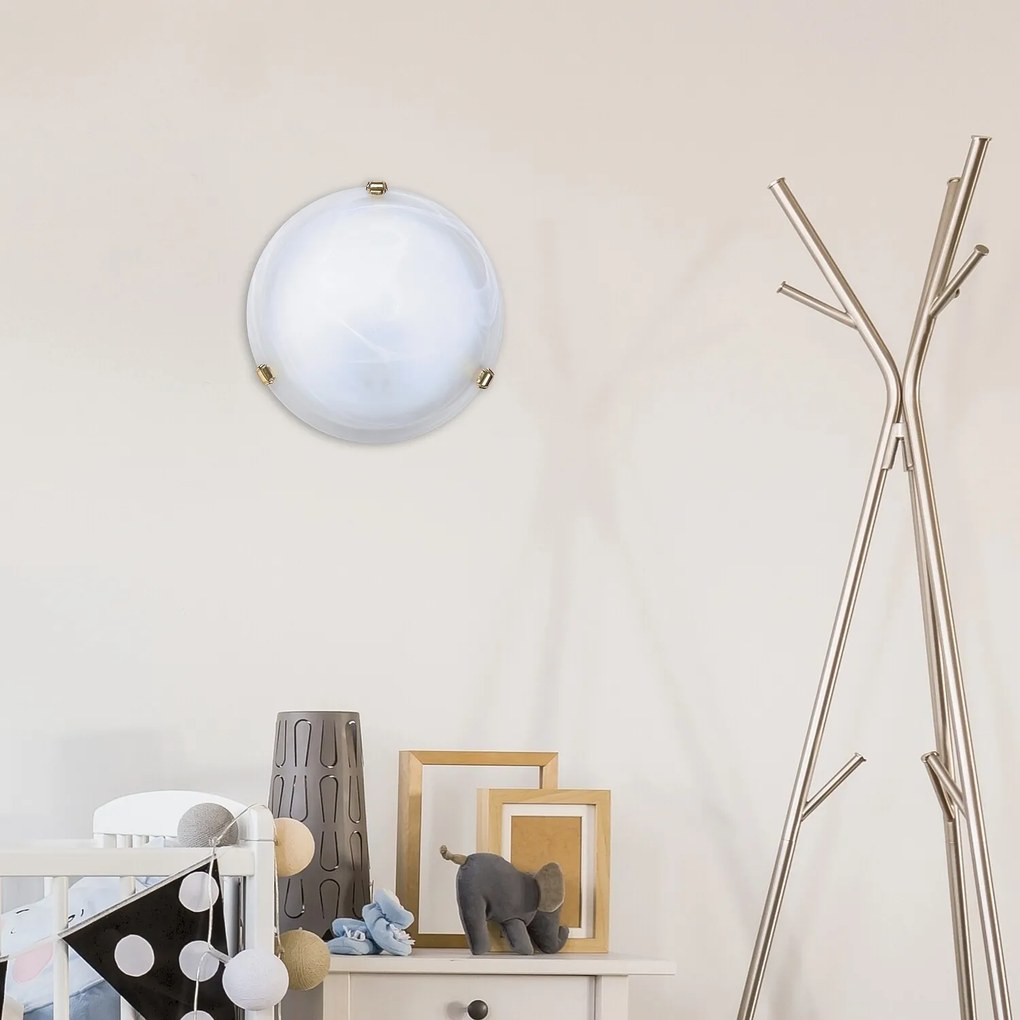 Rabalux ALABASTRO 3201 prisadené svietidlo 1x60W | E27 | IP20 - biely alabaster
