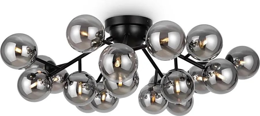 Maytoni MOD545CL-20B - Prisadený luster DALLAS 20xG9/28W/230V čierna