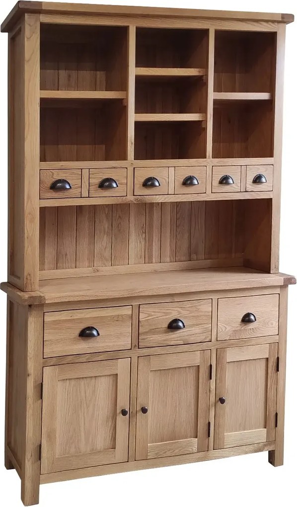 Komoda s vitrínou - príborníková zostava 2ks, 139x43x200 cm