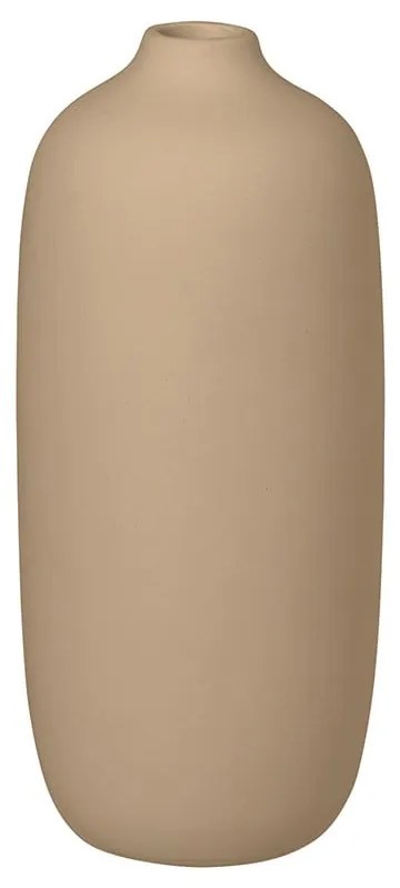 Béžová keramická váza (výška 18 cm) Ceola – Blomus