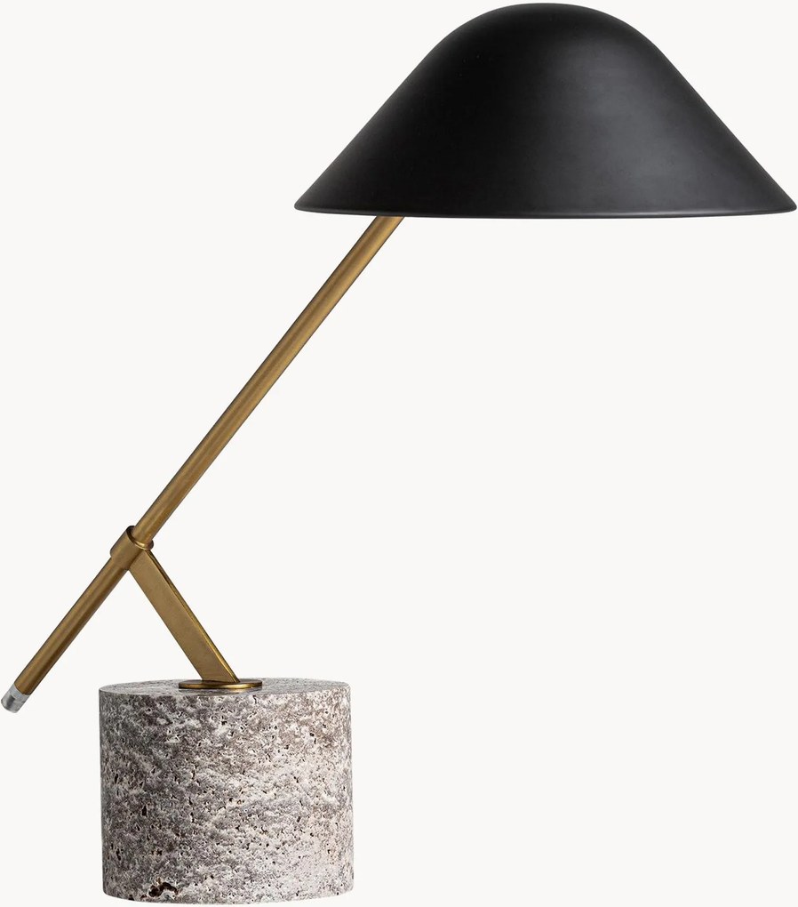 Stolová lampa's mramorovým podstavcom Null