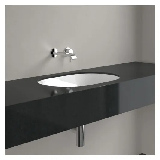 Villeroy & Boch ARCHITECTURA - Zápustné umývadlo 570x375 mm, s prepadom, biela alpin 5A766001