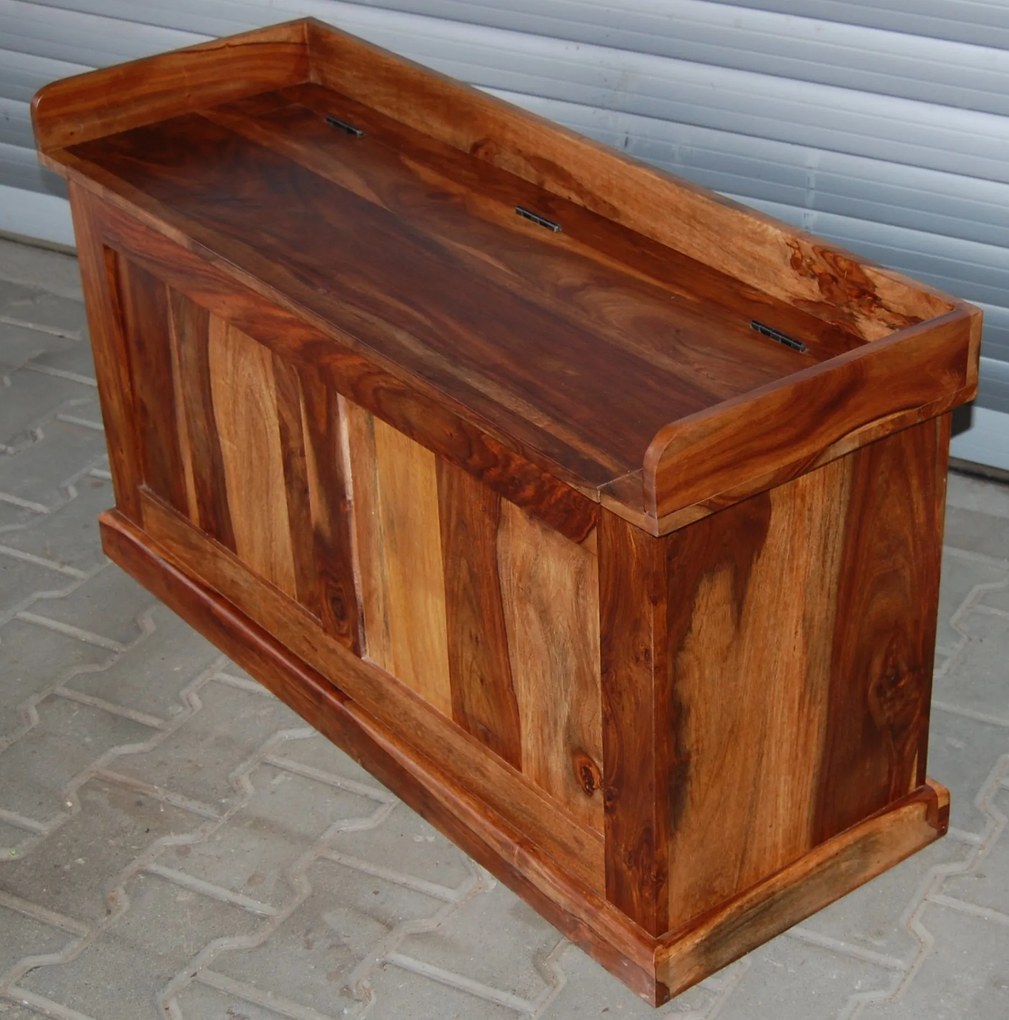 furniture-nabytek.cz - Truhla na sedenie z dreva palisander 105x60x40