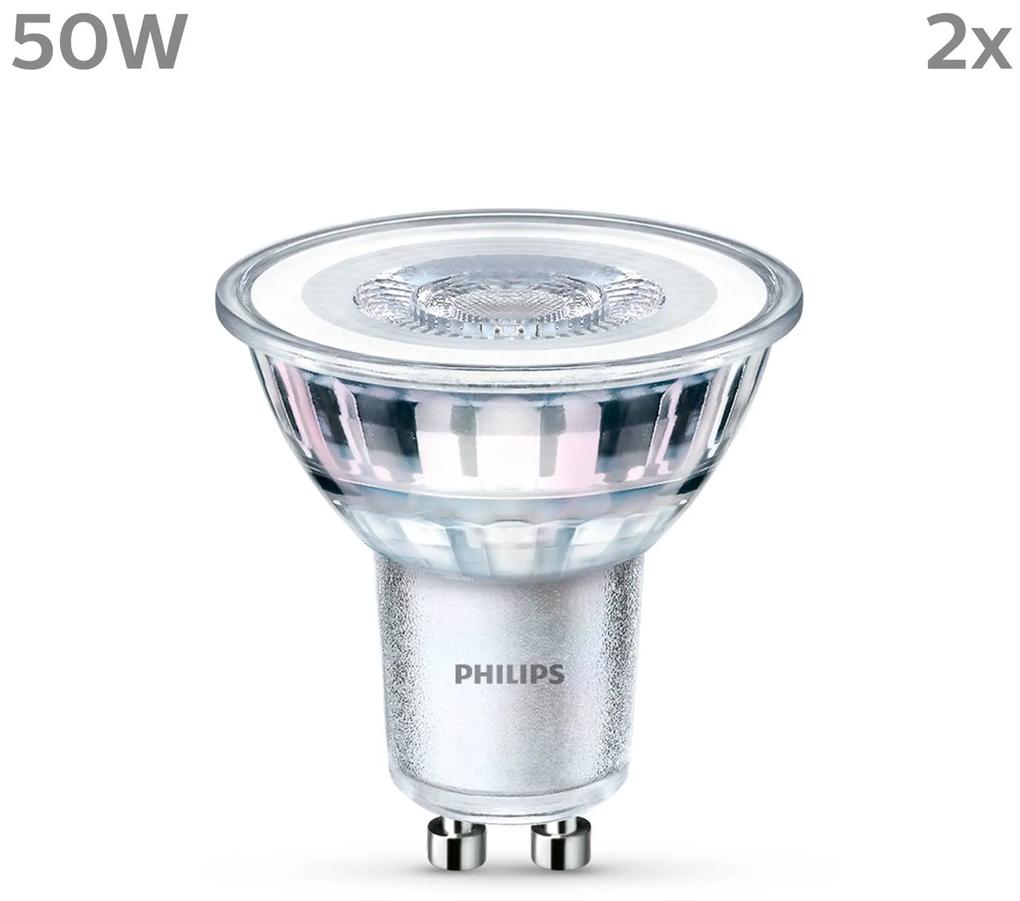 Philips LED GU10 4,6W 390lm 840 číra 36° 2 ks