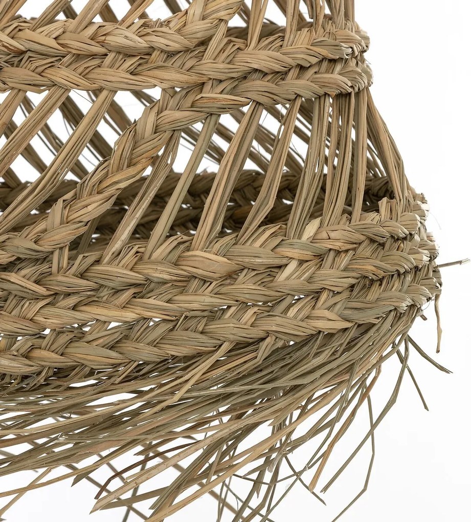 Slamená závesná lampa LAHYS