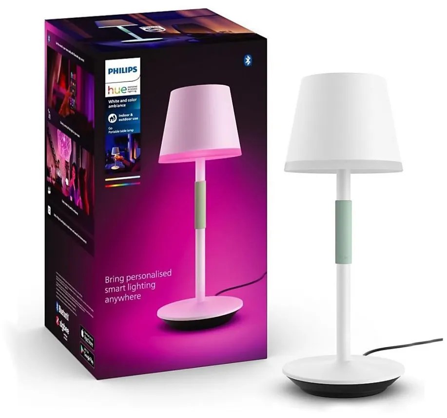 Philips-LED RGBW Stmievateľná dotyková lampa Hue GO LED/6,2W/230V 2000-6500K IP54