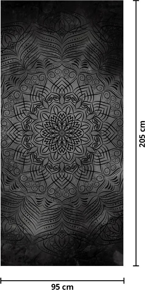 Fototapeta na dvere - Mystická mandala (95x205cm)