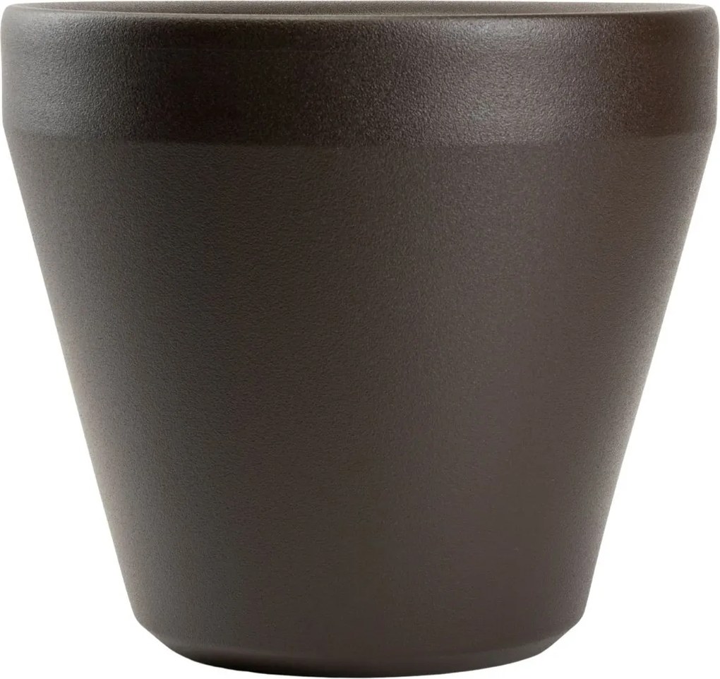 Plastový květináč Purea 49,4x55,4 cm mokka hnědý