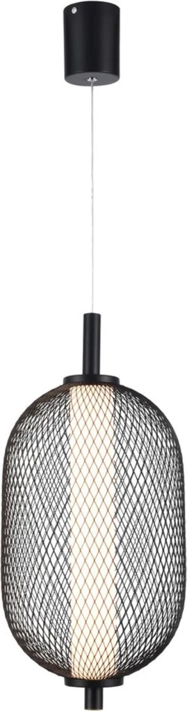 Závesná LED lampa Puma 15 cm oválna