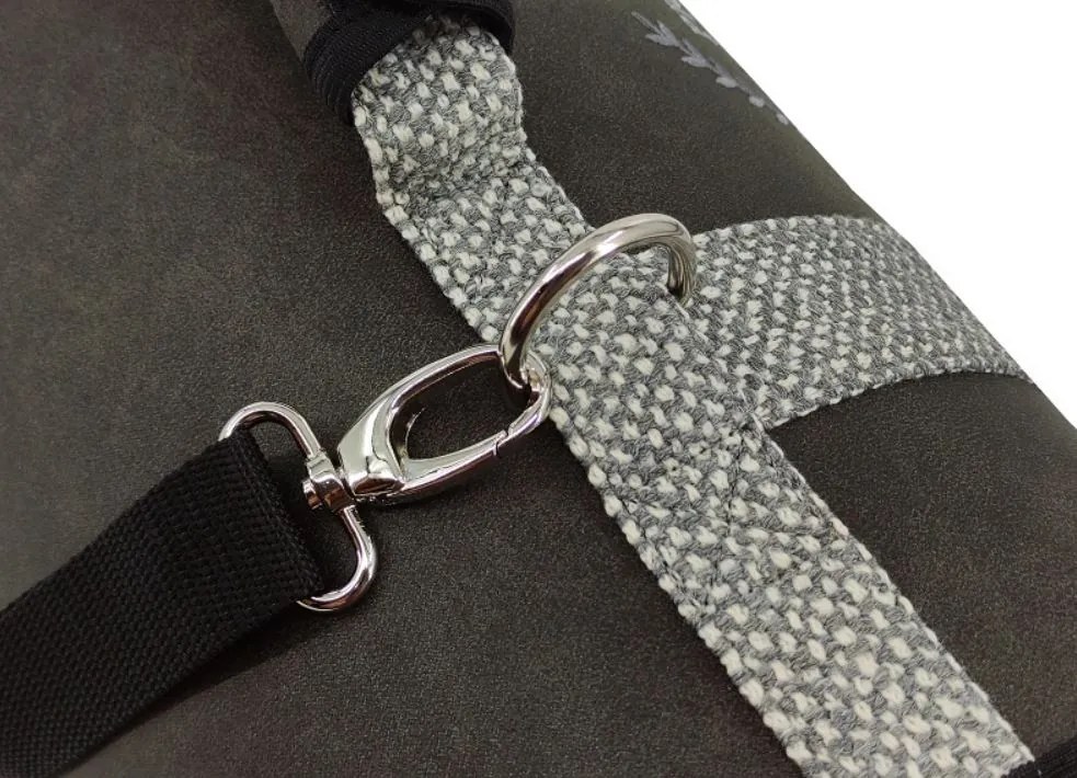 Prepravná taška pre mačky a psov Premium Grey 50×27×26 cm