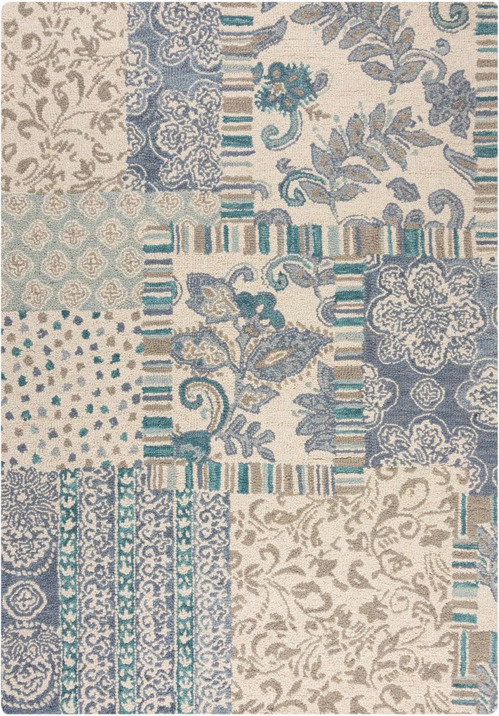 XXXLutz VLNENÝ KOBEREC, 160/230 cm modrá Flair Rugs - Online Only bytové doplnky - 003165045602